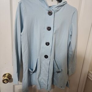 Neon BuddhaBlue Hooded Jacket Size XS